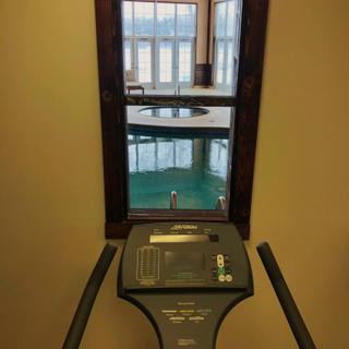 Christie's Mill Inn and Spa | Port Severn, Ontario | Pool view from fitness center
